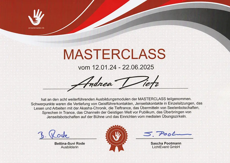 Masterclass Ausbildung